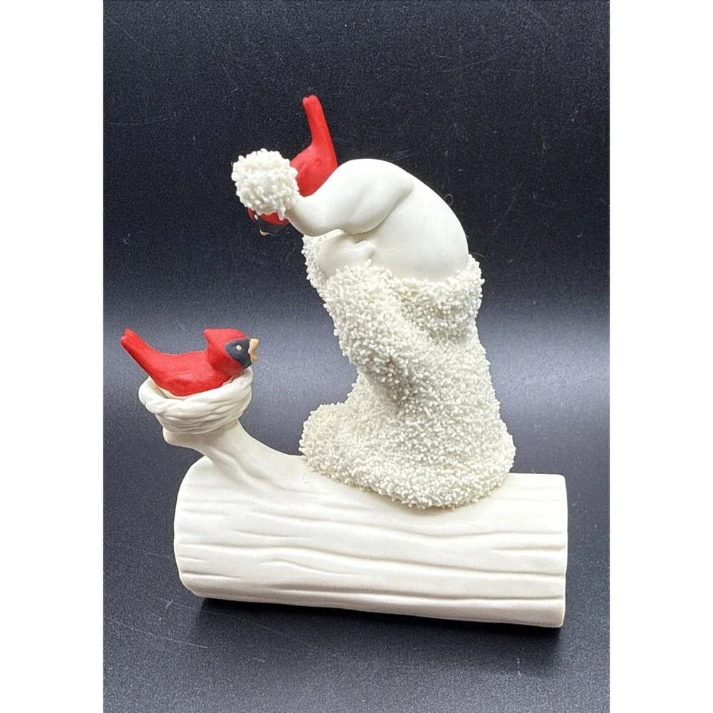 Department 56 Snowbabies Snowbird SIng Me A Song 2006 No Box Red Cardinals